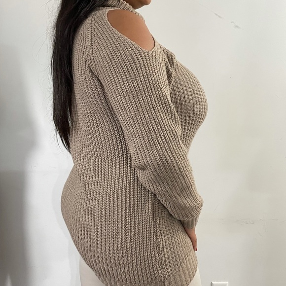 Sweatshirt perfect brown cream - Picture 3 of 5